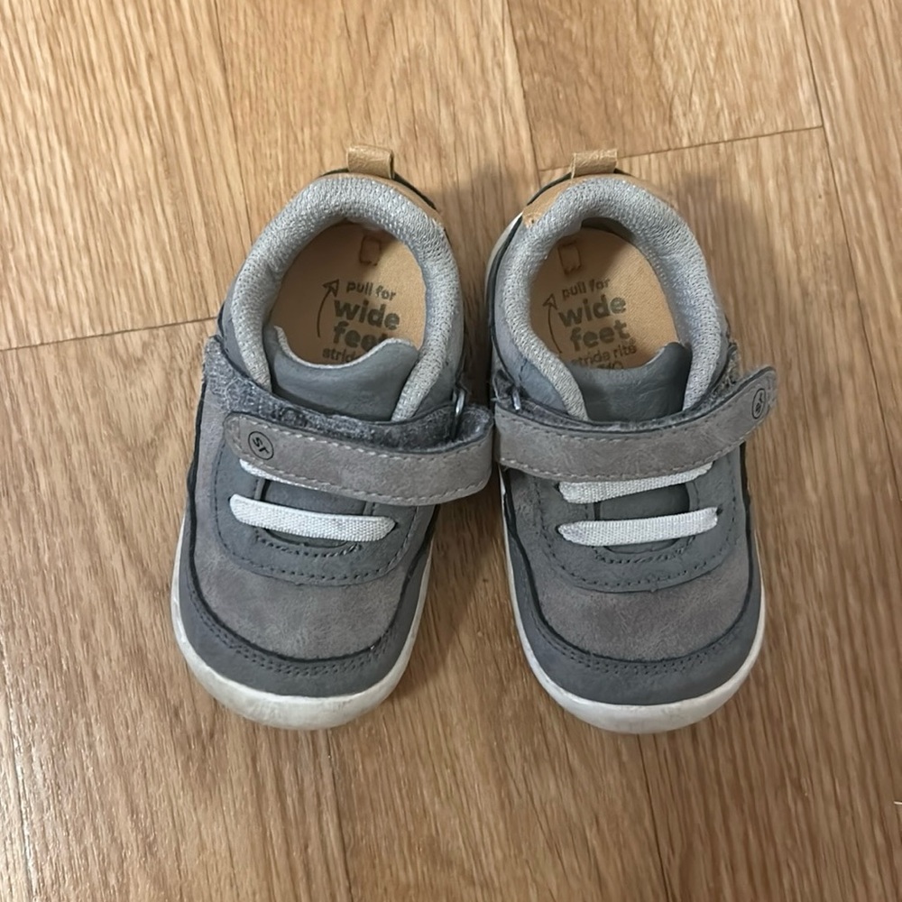 Stride Rite 360 Baby Boys Nick Gray Sneakers Size 5